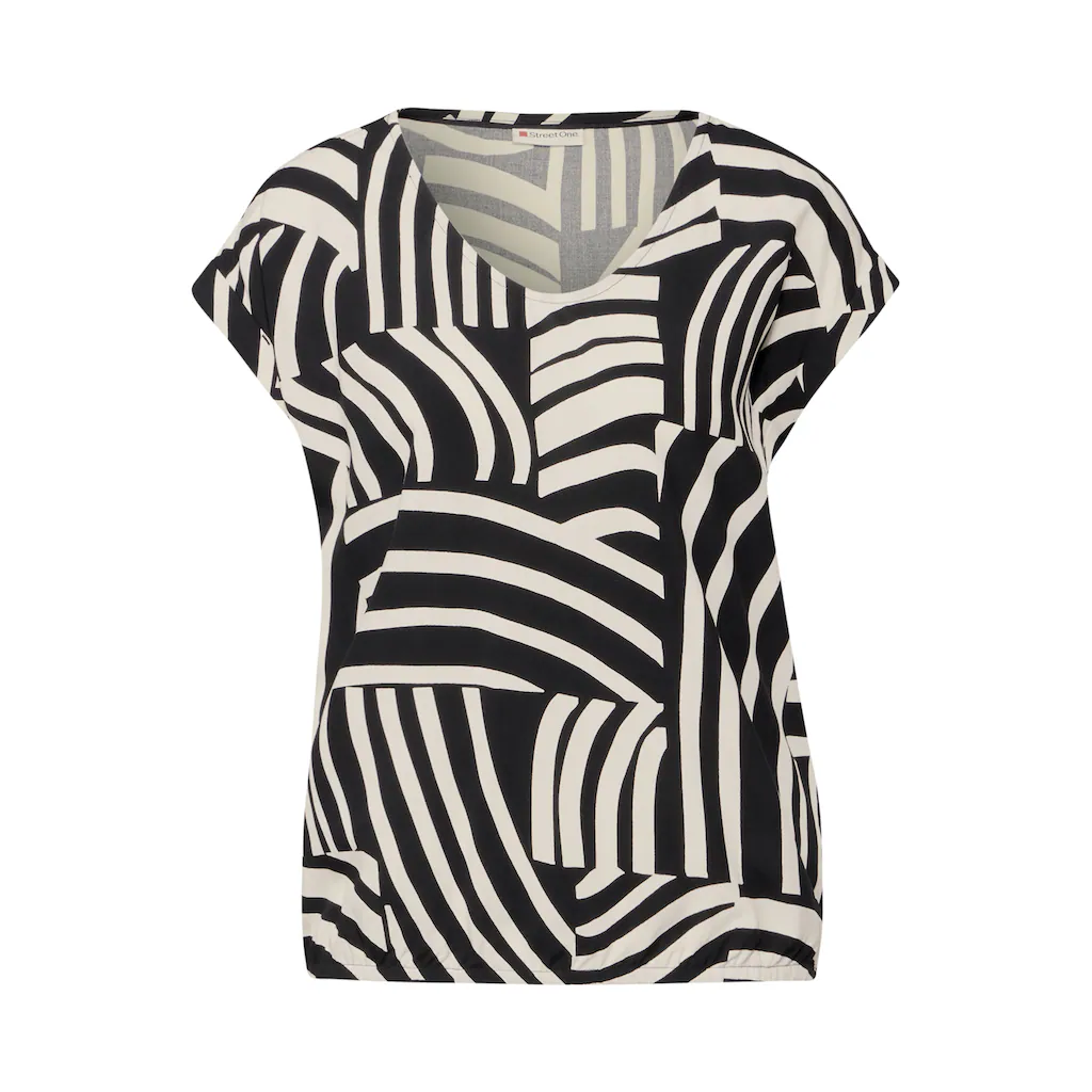 STREET ONE Hemdbluse Aus Softer Viskose