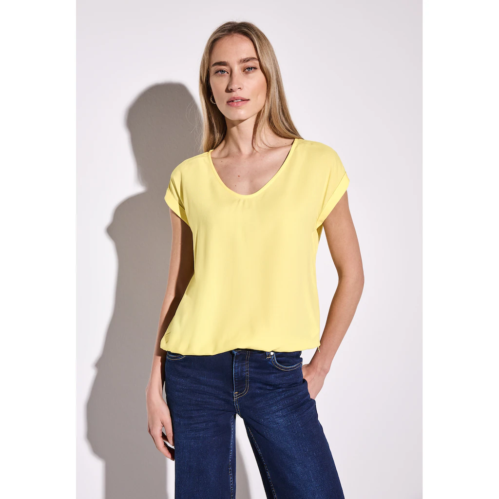 STREET ONE Hemdbluse aus softer Viskose