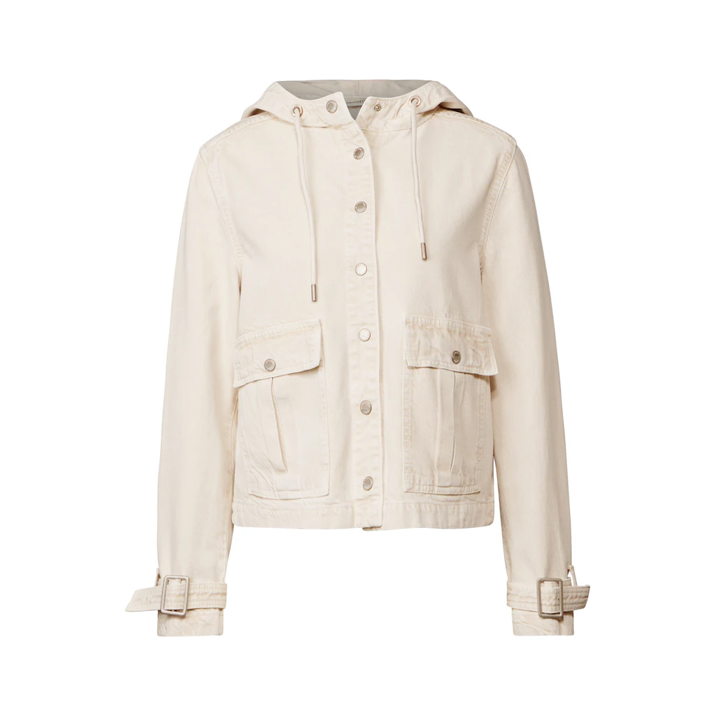 STREET ONE Jeansjacke Mit Kapuze Mit Kapuze Mit Tunnelzugband