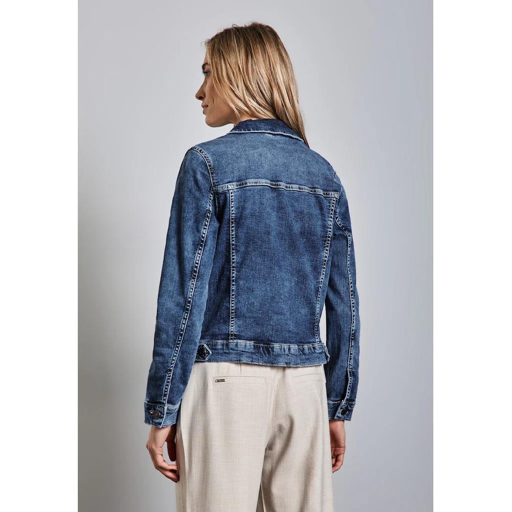STREET ONE Jeansjacke Ohne Kapuze Mit Brusttaschen