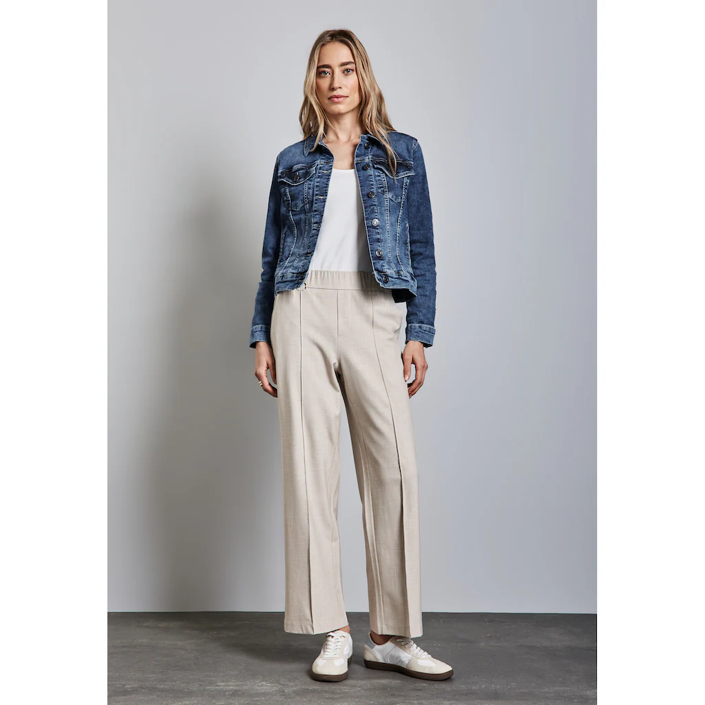 STREET ONE Jeansjacke Ohne Kapuze Mit Brusttaschen