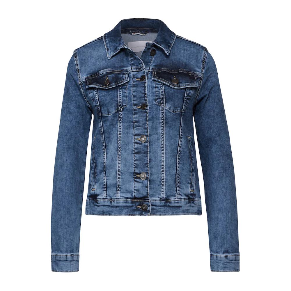 STREET ONE Jeansjacke Ohne Kapuze Mit Brusttaschen