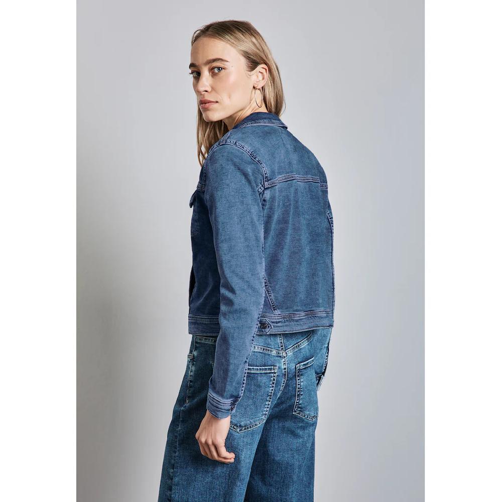 STREET ONE Jeansjacke Ohne Kapuze Mit Brusttaschen