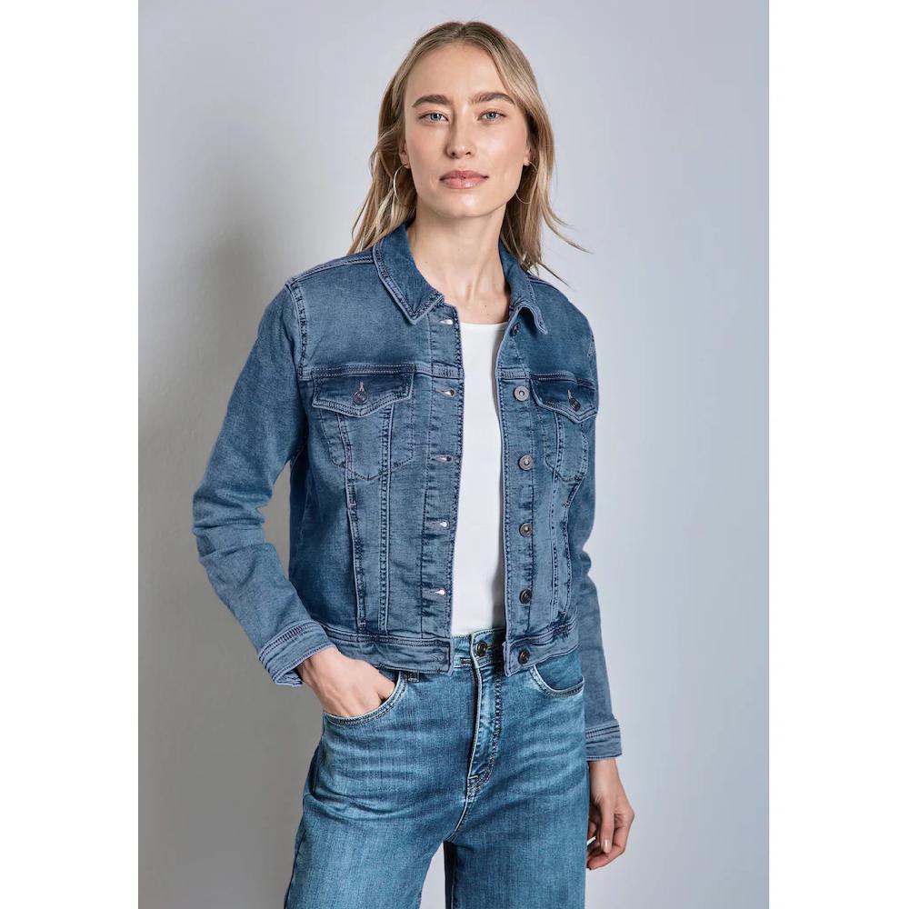 STREET ONE Jeansjacke ohne Kapuze mit Brusttaschen