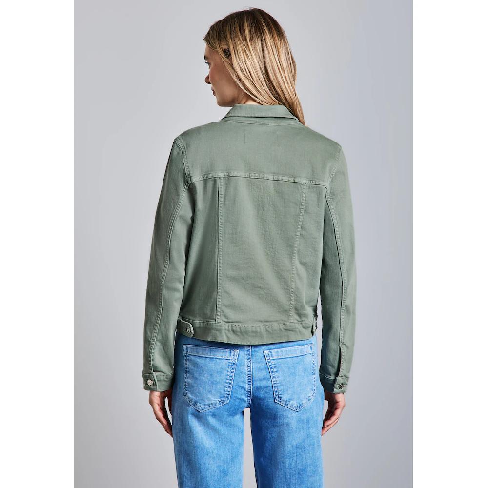 STREET ONE Jeansjacke Ohne Kapuze Mit Kragen
