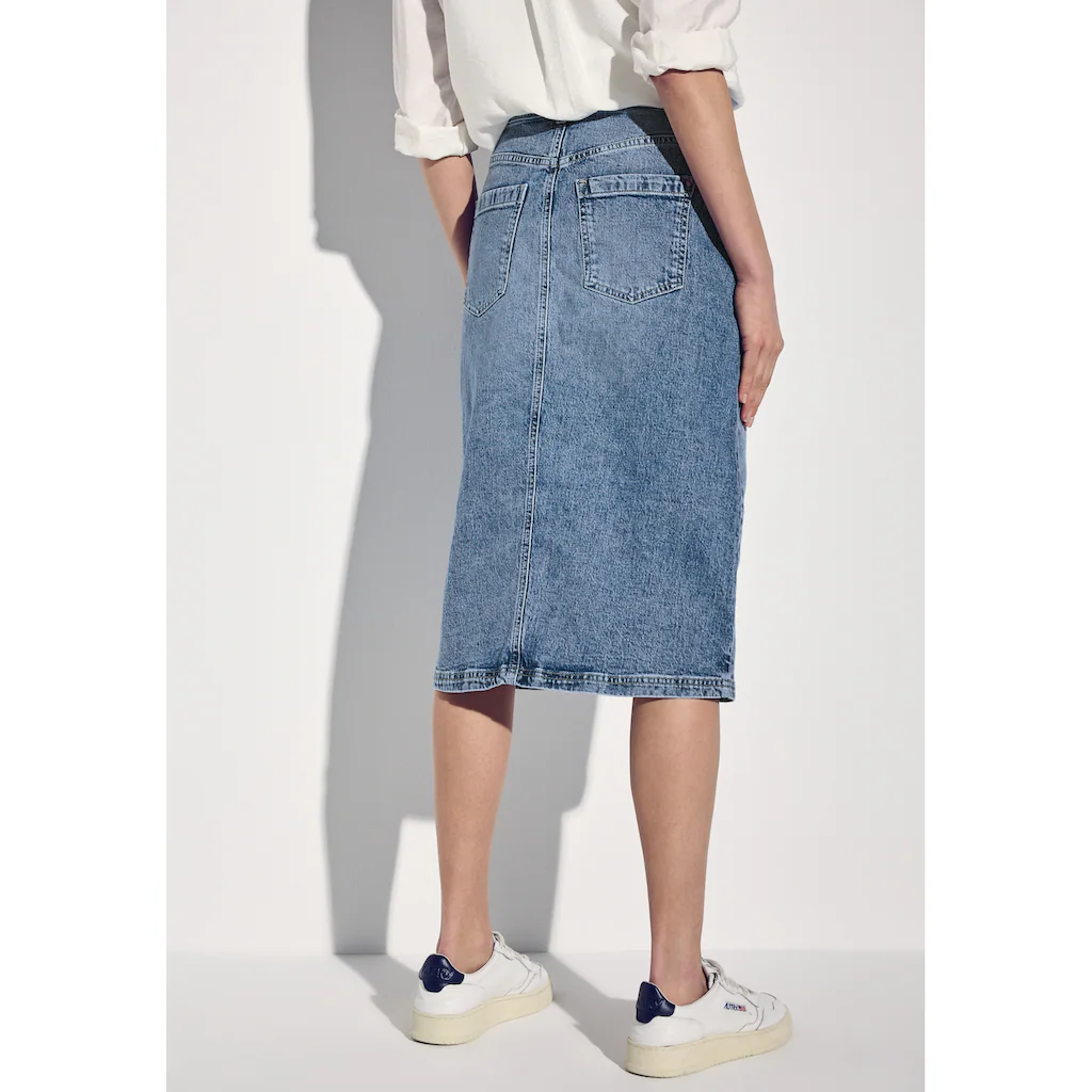 STREET ONE Jeansrock Im Denim Look