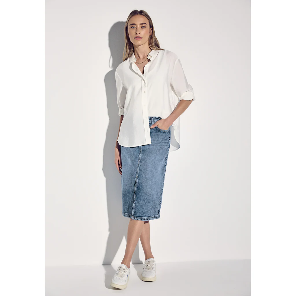 STREET ONE Jeansrock Im Denim Look