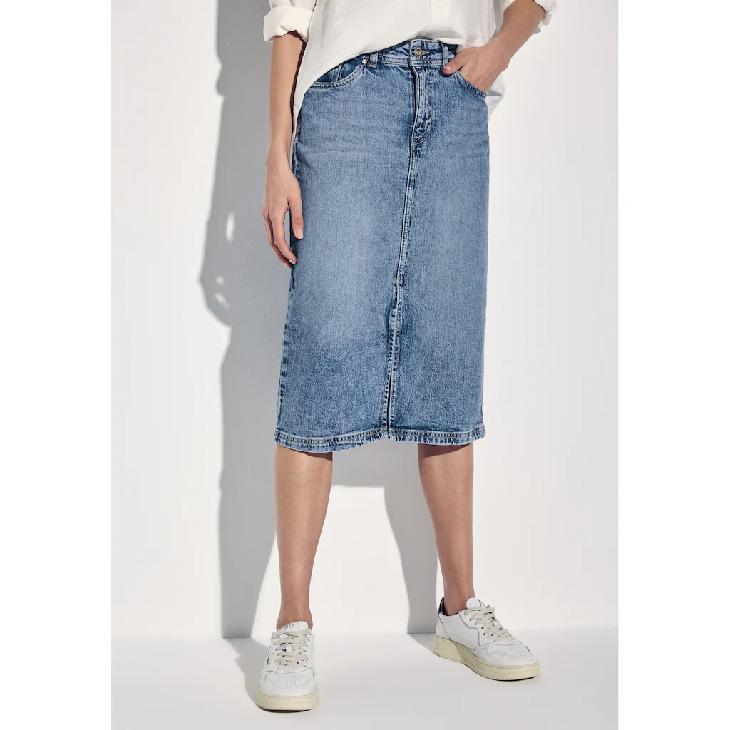 STREET ONE Jeansrock im Denim Look