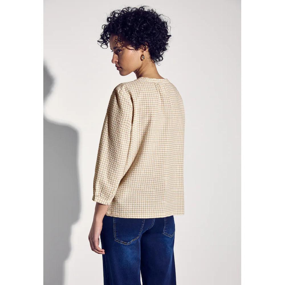 STREET ONE Klassische Bluse Mit 3/4 Ärmeln