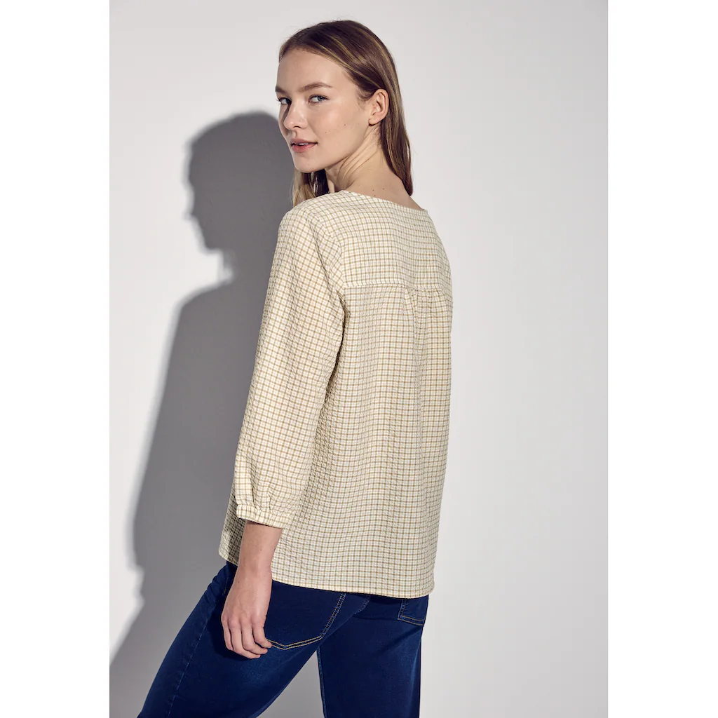 STREET ONE Klassische Bluse Mit 3/4 Ärmeln