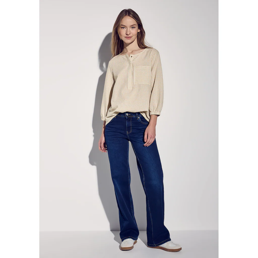 STREET ONE Klassische Bluse Mit 3/4 Ärmeln