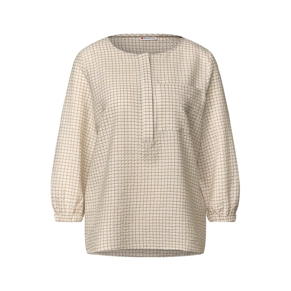 STREET ONE Klassische Bluse Mit 3/4 Ärmeln