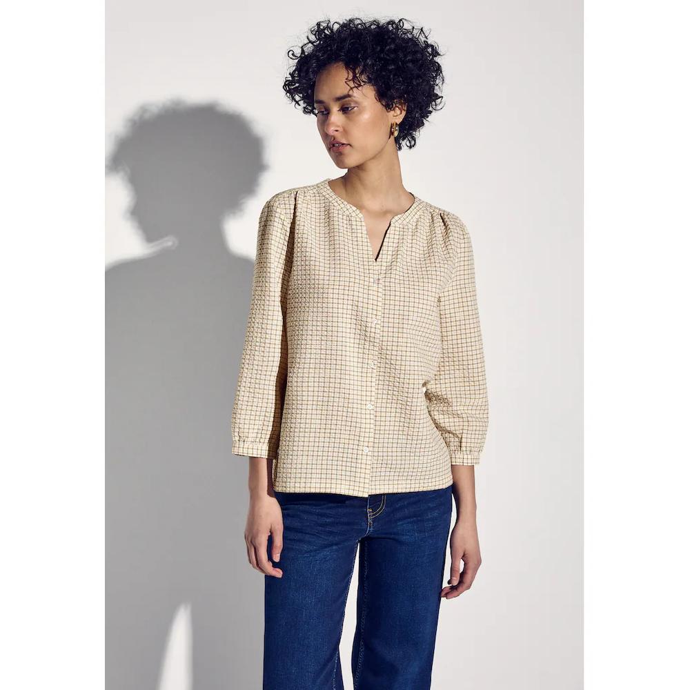 STREET ONE Klassische Bluse mit 3/4 Ärmeln