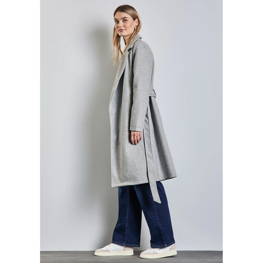 STREET ONE Kurzjacke Mit Gürtel Zum Taillieren