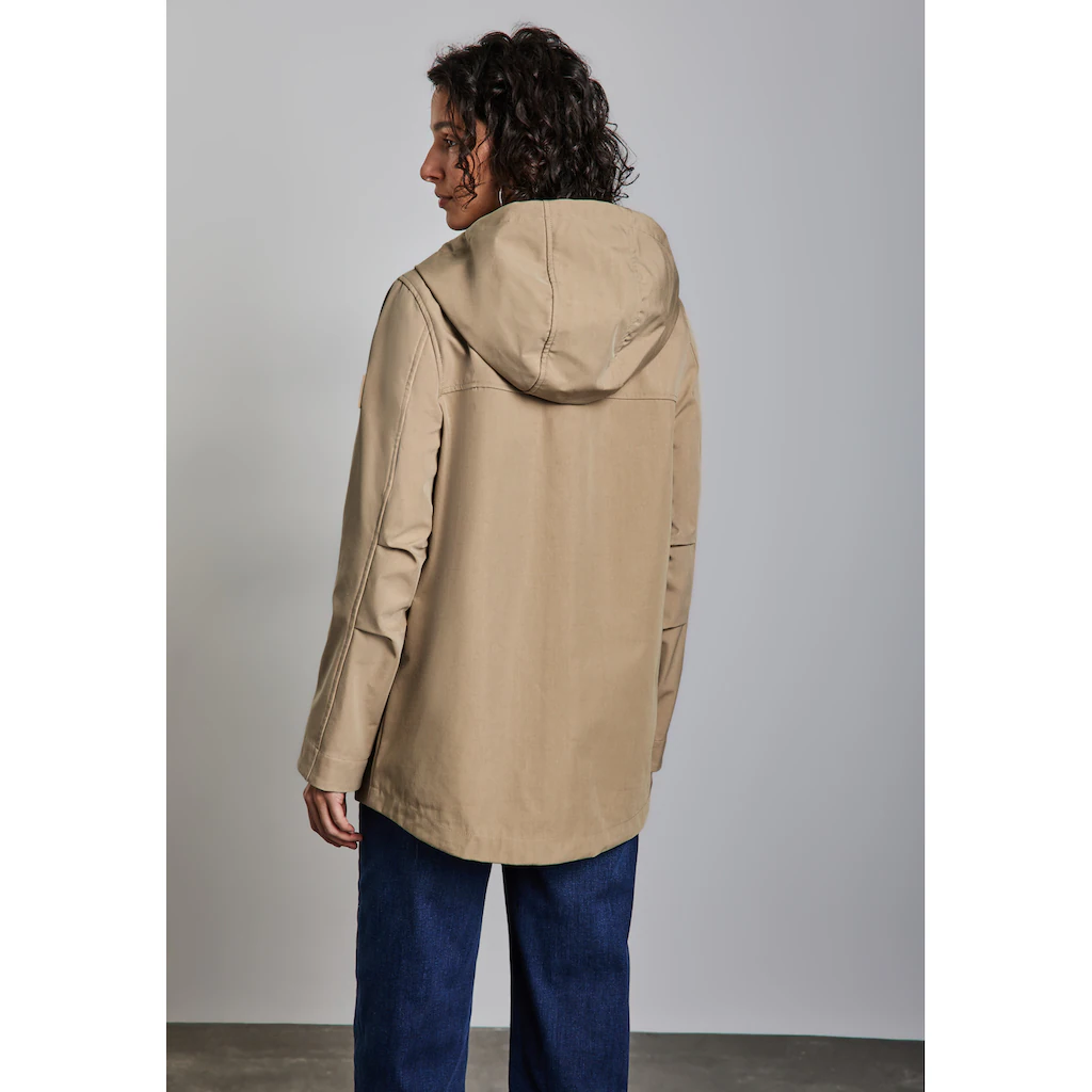 STREET ONE Kurzjacke Mit Kapuze Mit Kapuze Mit Tunnelzugband