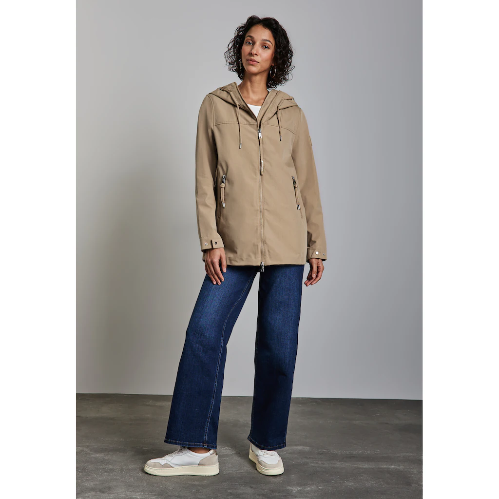 STREET ONE Kurzjacke Mit Kapuze Mit Kapuze Mit Tunnelzugband