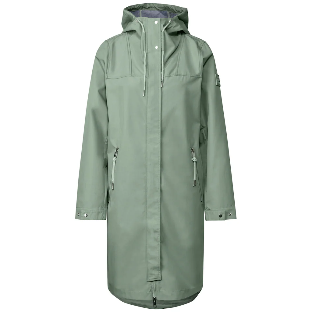 STREET ONE Kurzjacke Mit Kapuze Wasserabweisend