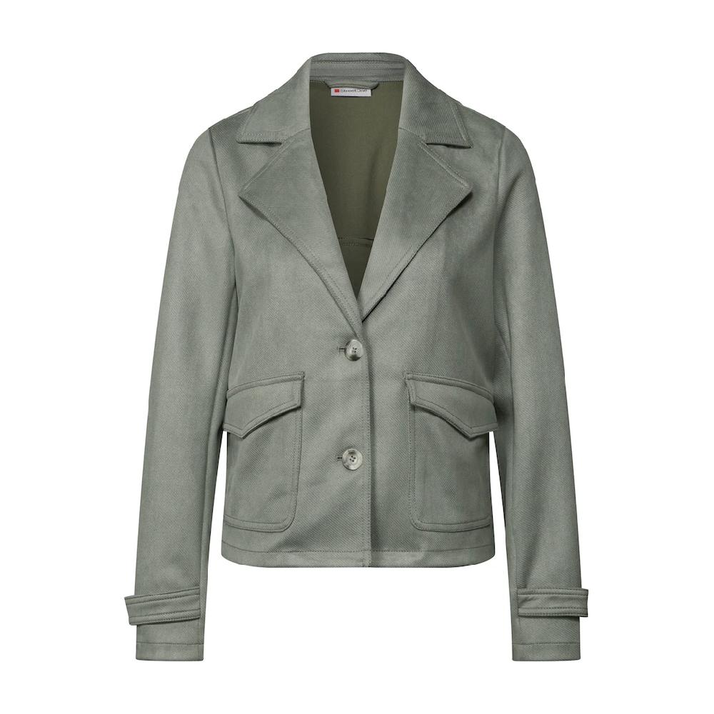 STREET ONE Kurzjacke Ohne Kapuze Mit Reverskragen