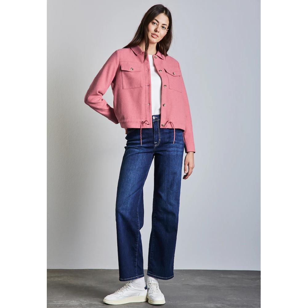 STREET ONE Kurzjacke Ohne Kapuze Mit Tunnelzug Am Saum