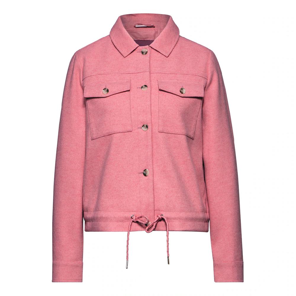 STREET ONE Kurzjacke Ohne Kapuze Mit Tunnelzug Am Saum