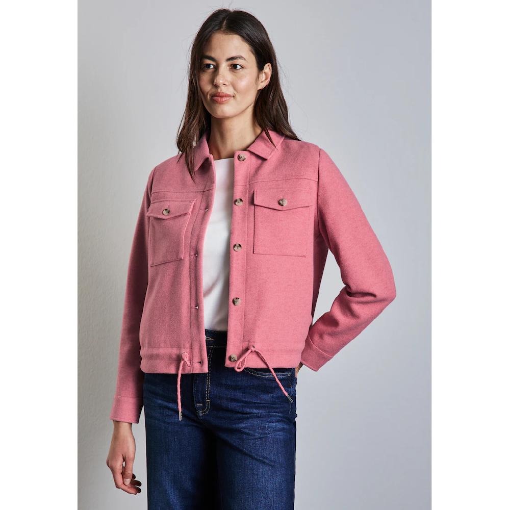 STREET ONE Kurzjacke ohne Kapuze mit Tunnelzug am Saum