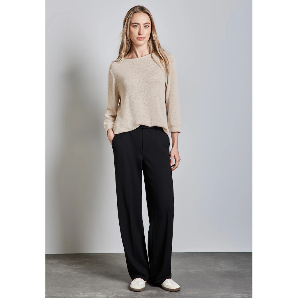 STREET ONE Langarmshirt Mit 3/4 Ärmeln