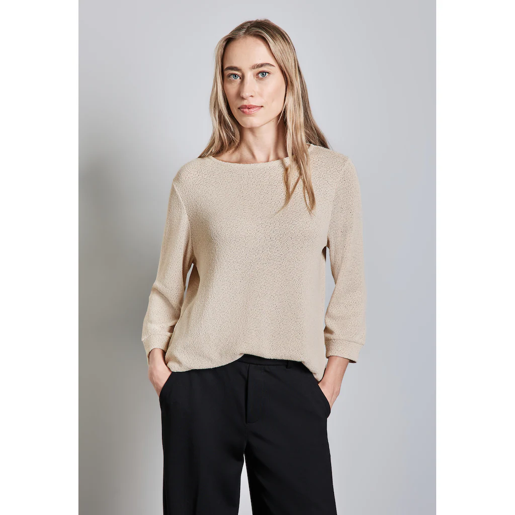 STREET ONE Langarmshirt mit 3/4 Ärmeln