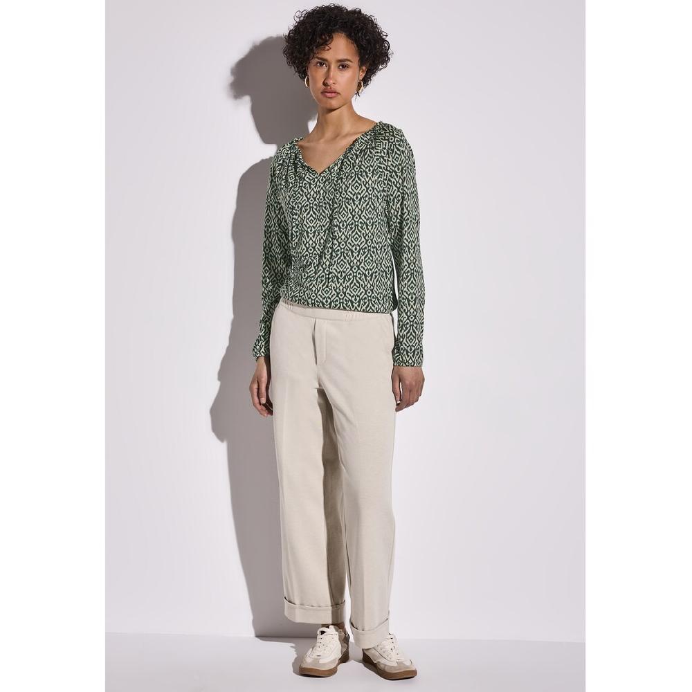 STREET ONE Langarmshirt Mit U-Boot-Ausschnitt