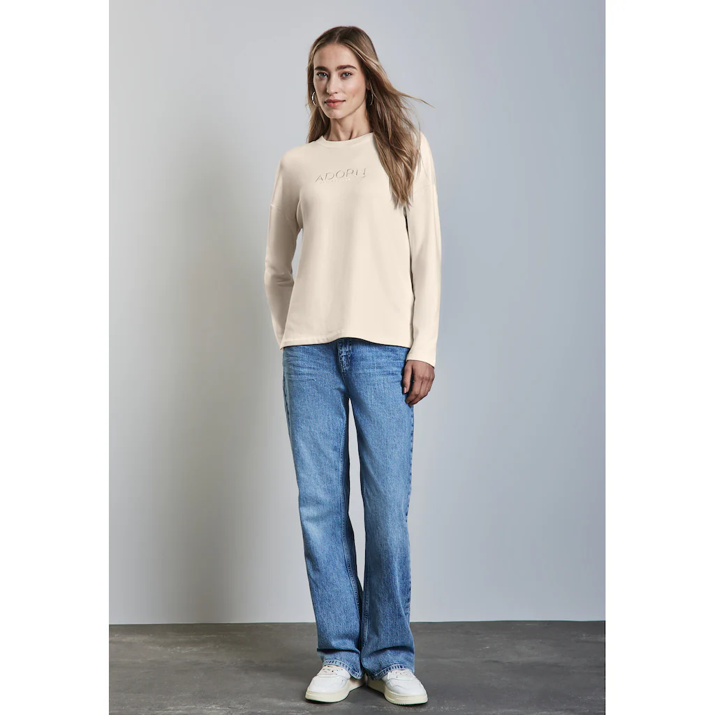 STREET ONE Langarmshirt Rundhalsausschnitt