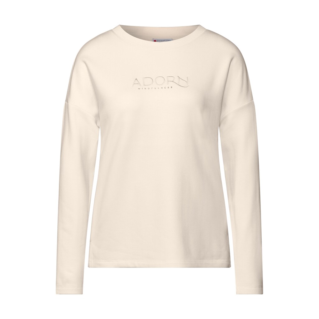 STREET ONE Langarmshirt Rundhalsausschnitt