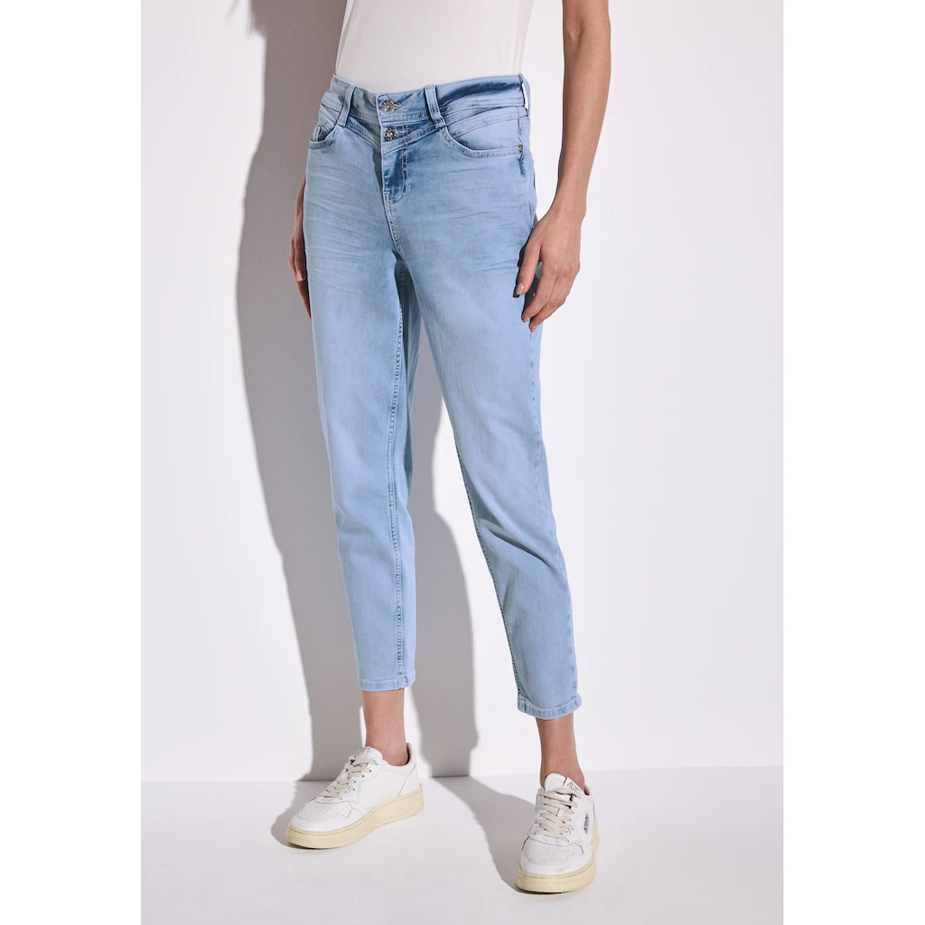 STREET ONE Loose-fit-Jeans High Waist