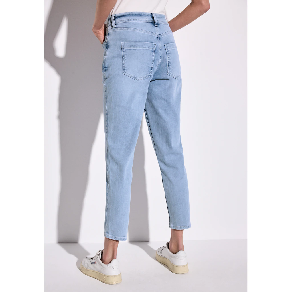 STREET ONE Loose-fit-Jeans High Waist
