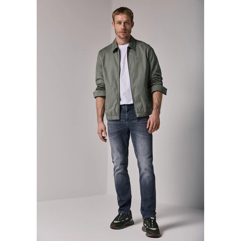 STREET ONE MEN Blouson Ohne Kapuze Aus Baumwolle Mit Stretchanteil