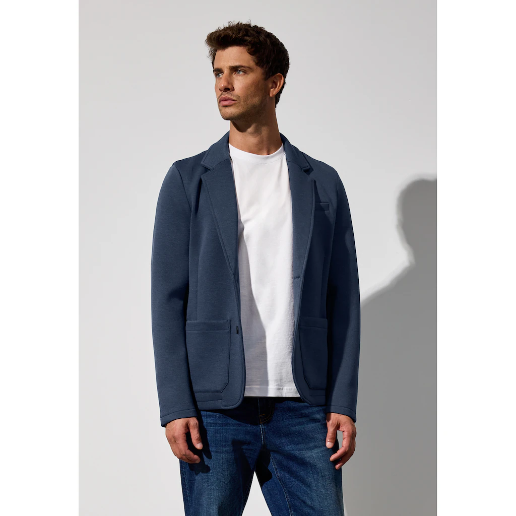 STREET ONE MEN Blouson ohne Kapuze aus elastischem Materialmix ▷ kaufen
