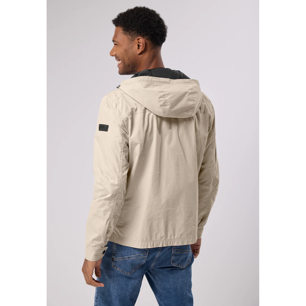 STREET ONE MEN Funktionsjacke Mit Kapuze Mit Kapuze Mit Tunnelzugband
