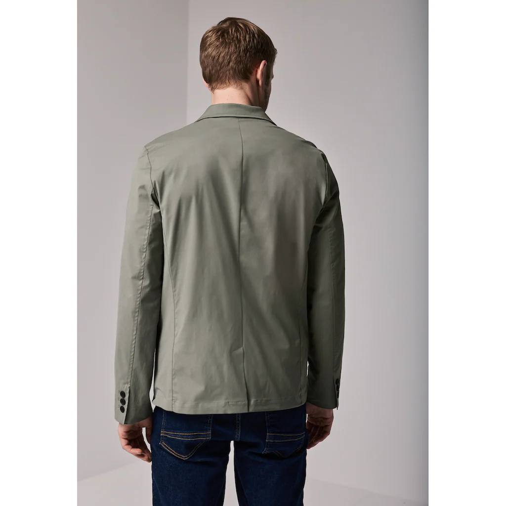 STREET ONE MEN Kurzjacke Ohne Kapuze Aus Softem Materialmix