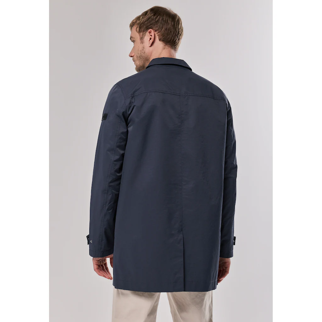 STREET ONE MEN Langjacke Ohne Kapuze Mit Kragen