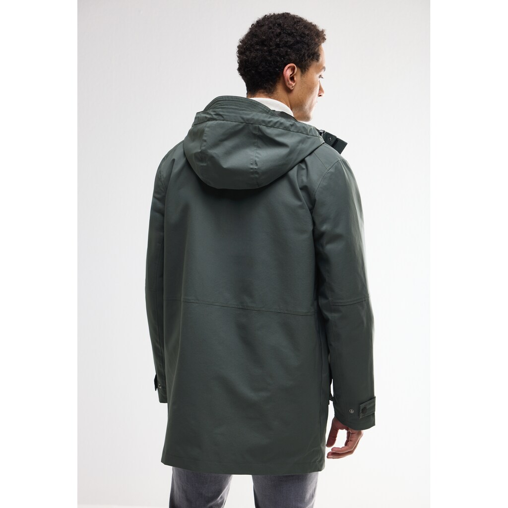 STREET ONE MEN Outdoorjacke Mit Kapuze Wasserabweisend ▷ Kaufen
