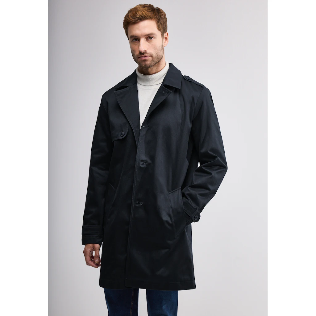 STREET ONE MEN Outdoorjacke Ohne Kapuze Mit Reverskragen ▷ Für