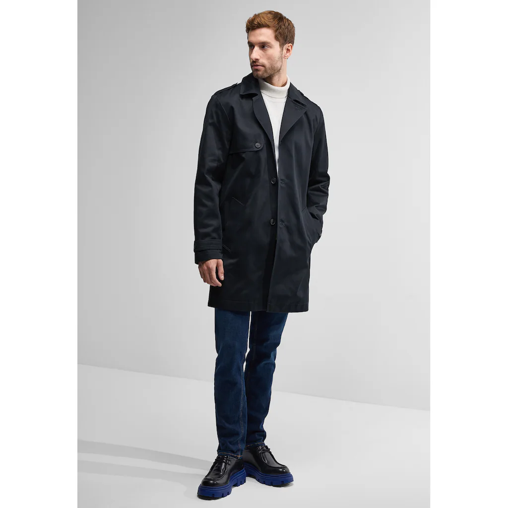 STREET ONE MEN Outdoorjacke ohne Kapuze mit Reverskragen ▷ für