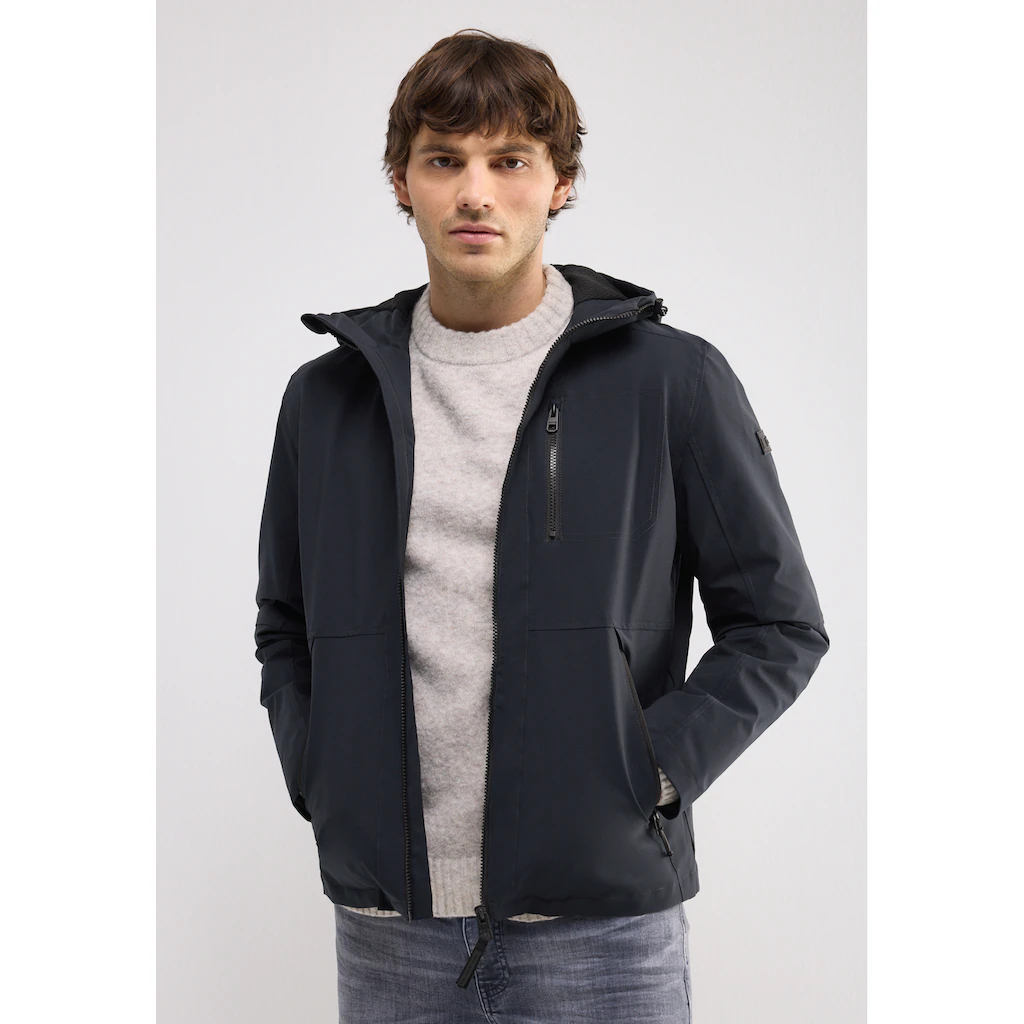 STREET ONE MEN Softshelljacke mit Kapuze wasserabweisend ▷ für