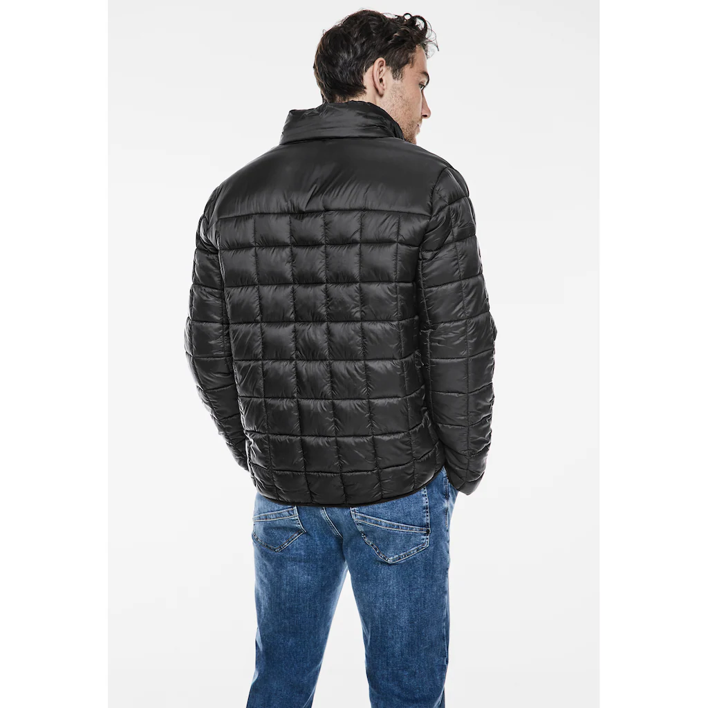 STREET ONE MEN Steppjacke Ohne Kapuze Mit Stehkragen ▷ Für