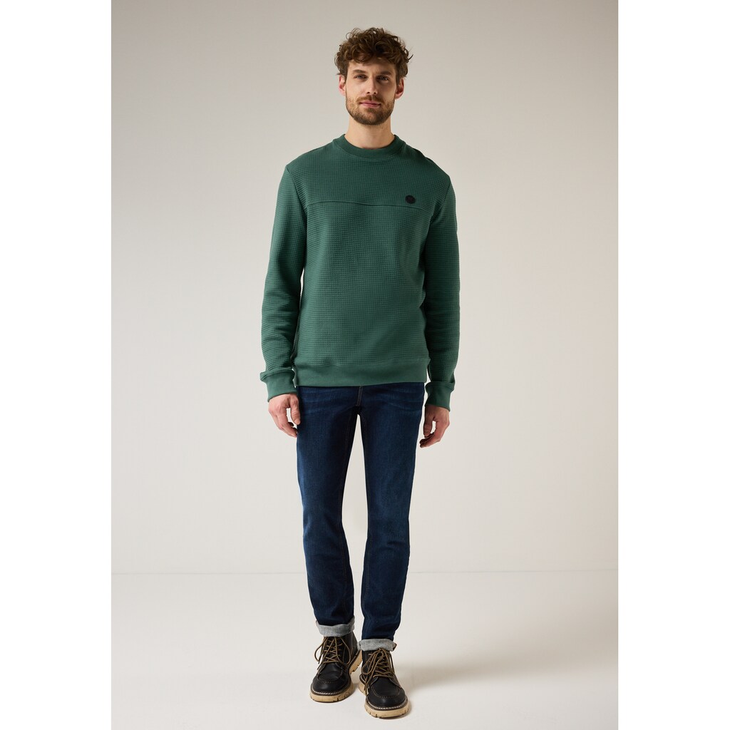 STREET ONE MEN Sweatshirt Mit Struktur ▷ Bestellen