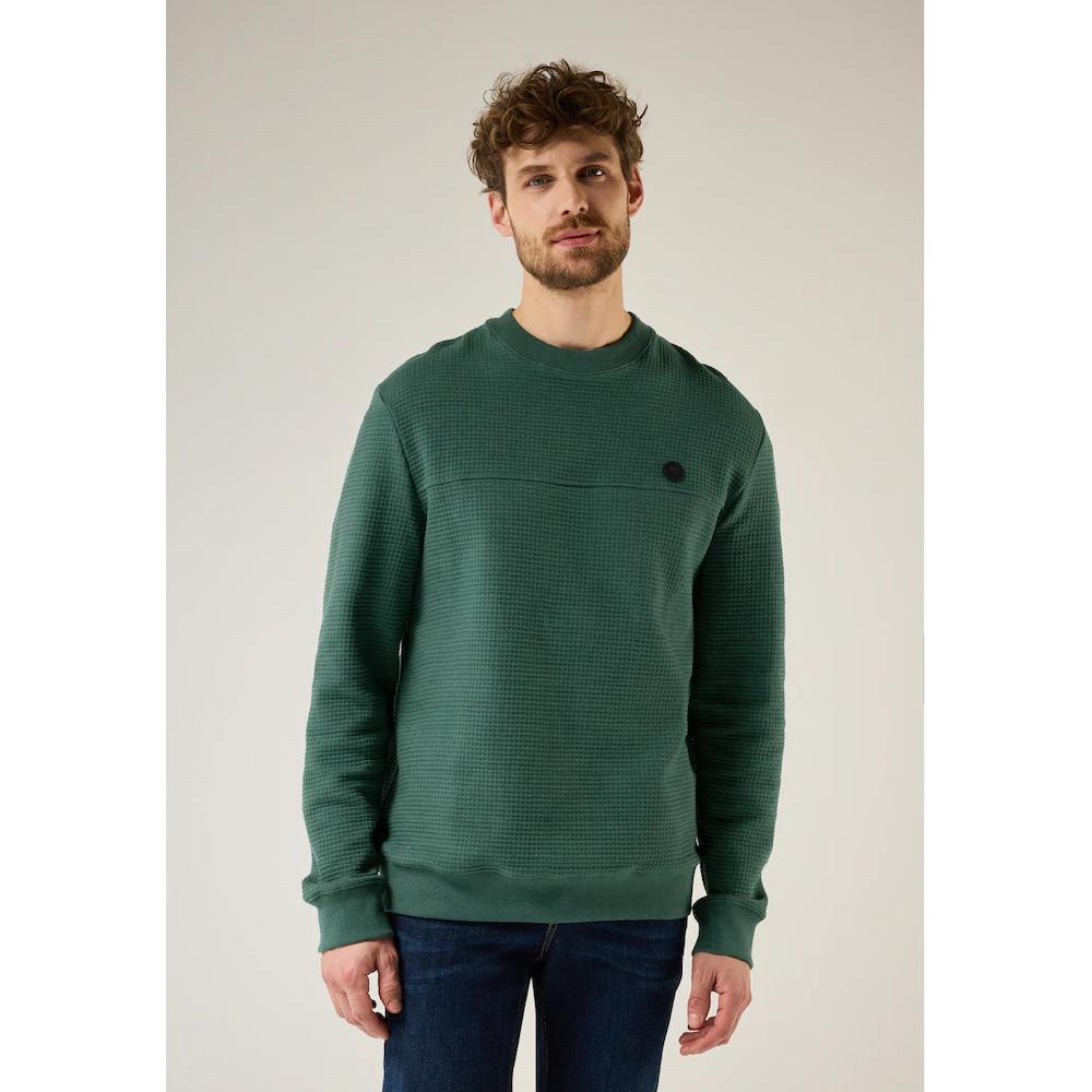 STREET ONE MEN Sweatshirt mit Struktur ▷ bestellen