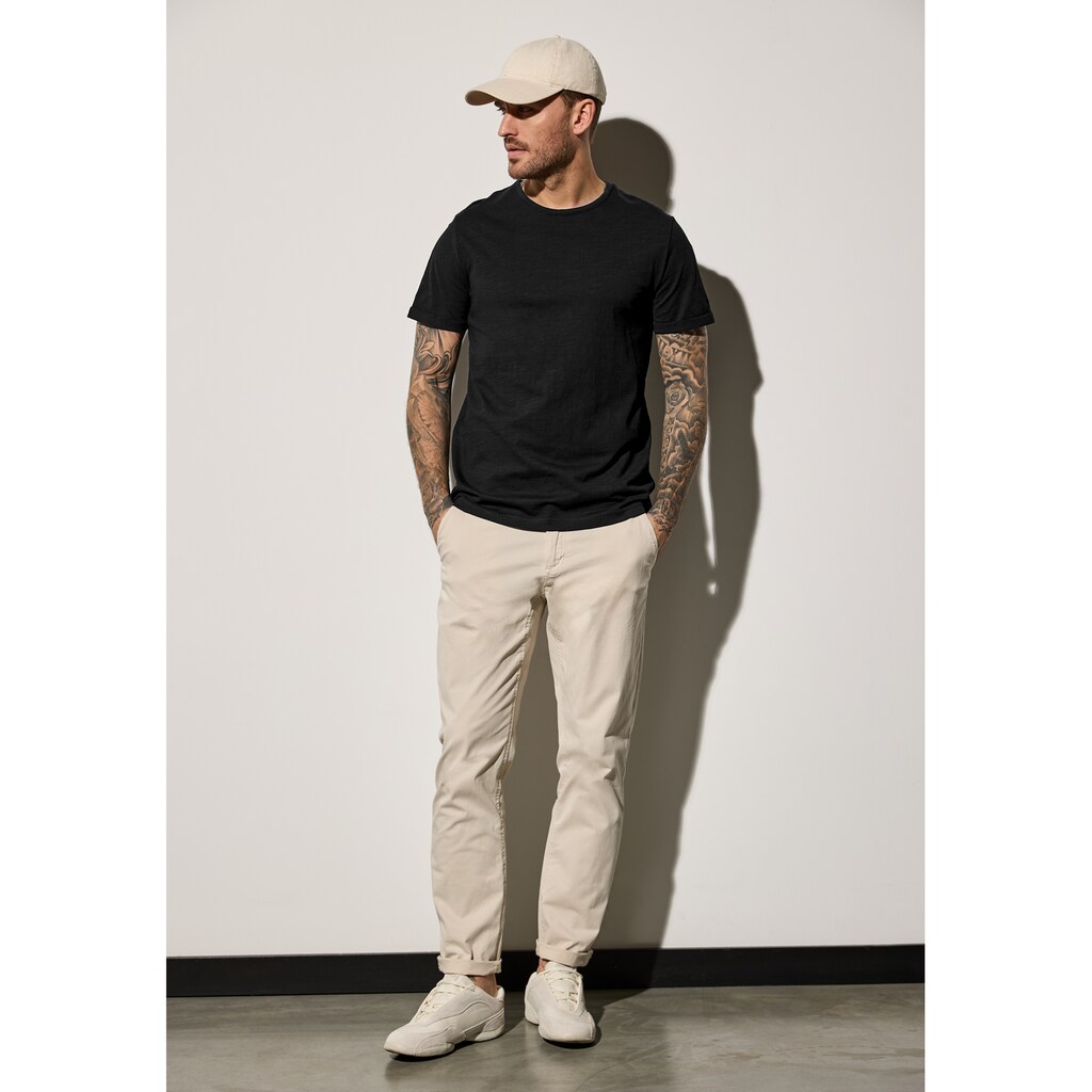 STREET ONE MEN T-Shirt Aus Reiner Baumwolle