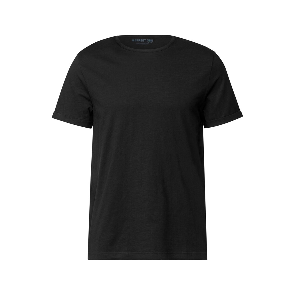 STREET ONE MEN T-Shirt Aus Reiner Baumwolle