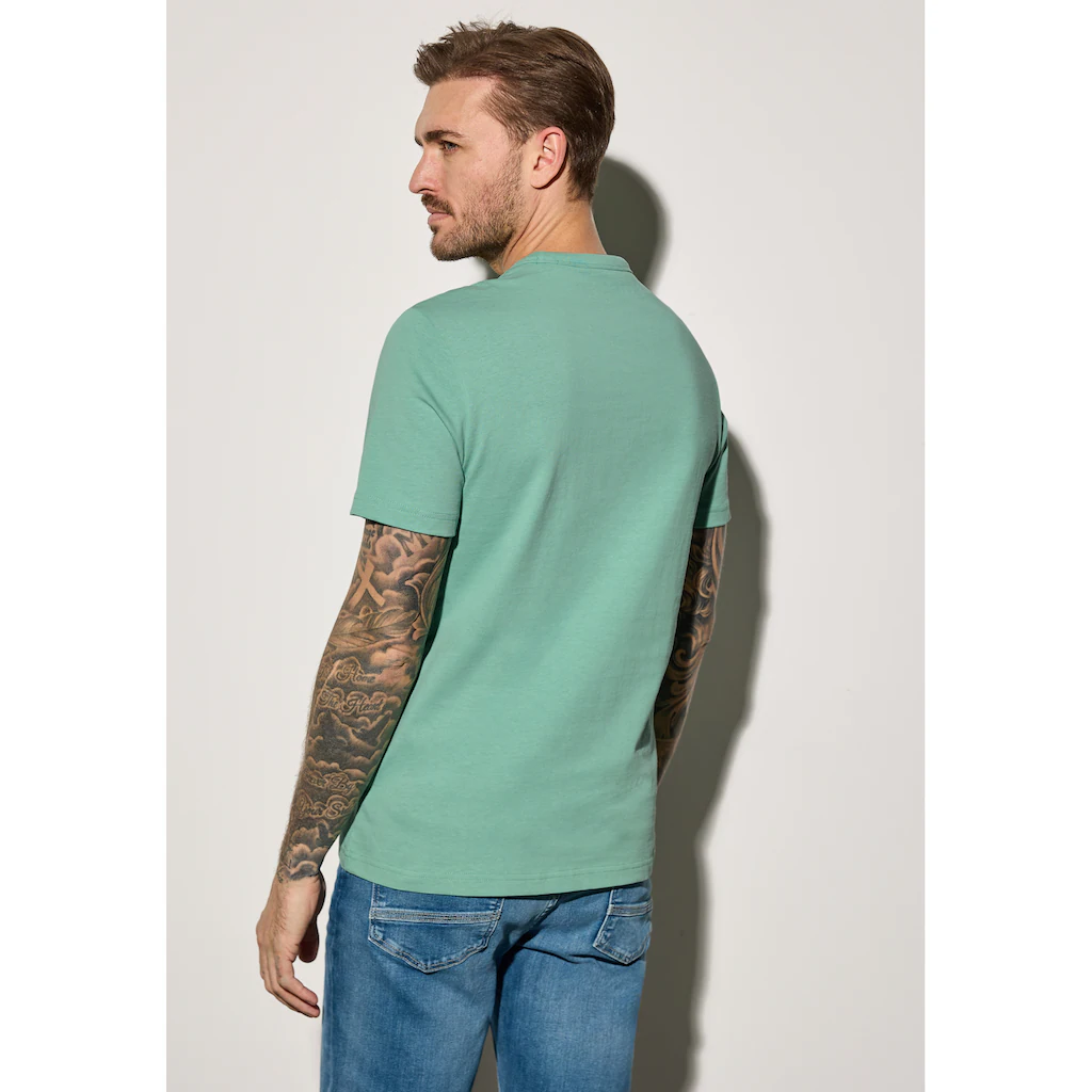 STREET ONE MEN T-Shirt Aus Reiner Baumwolle