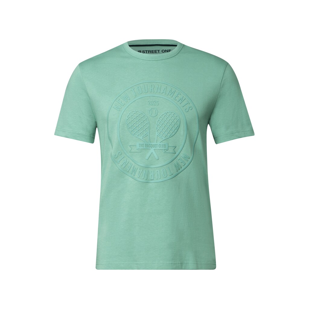 STREET ONE MEN T-Shirt Aus Reiner Baumwolle