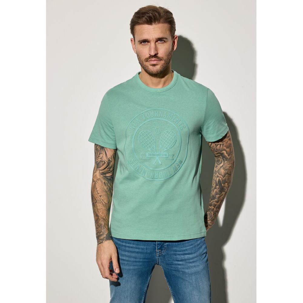 STREET ONE MEN T-Shirt aus reiner Baumwolle