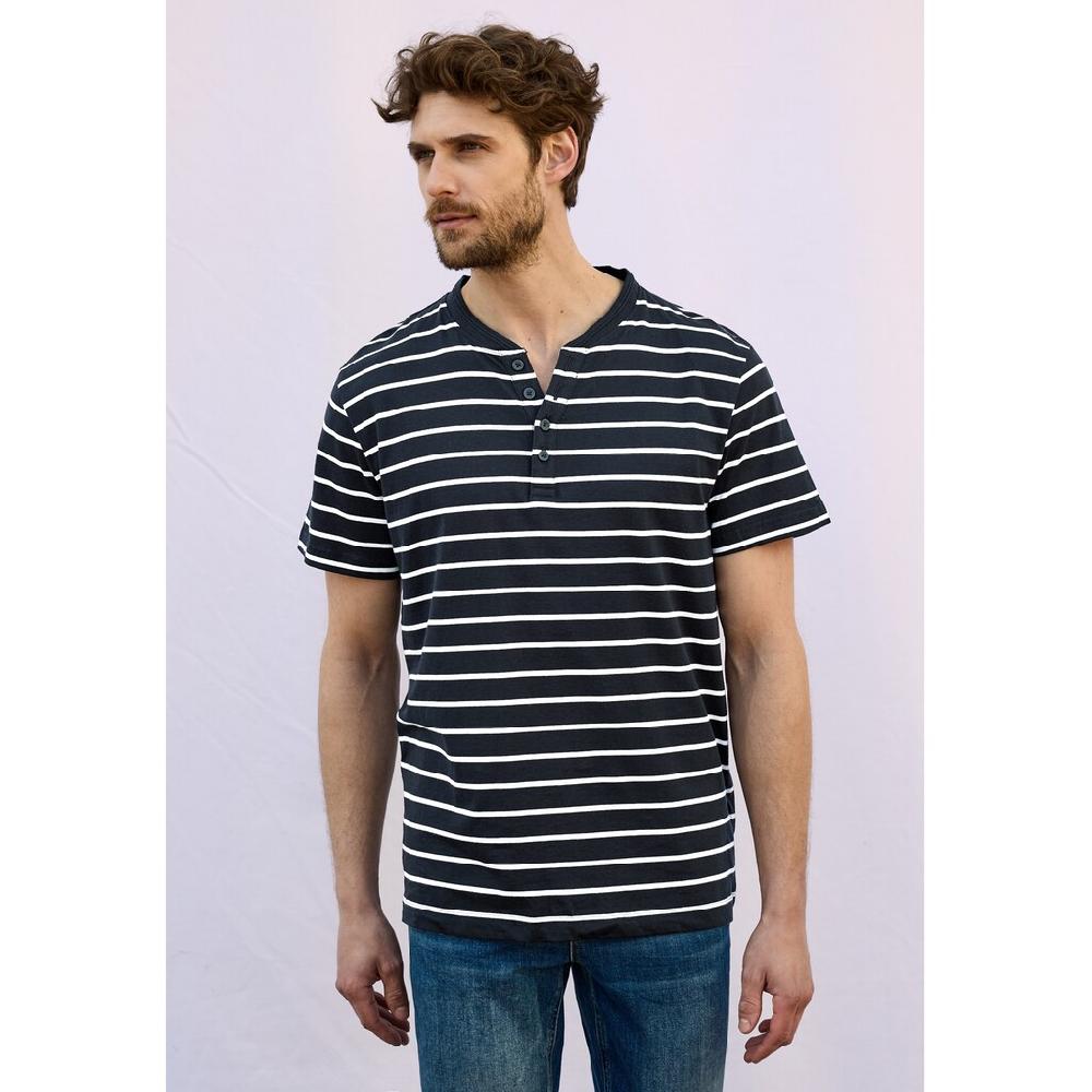 STREET ONE MEN T-Shirt aus reiner Baumwolle